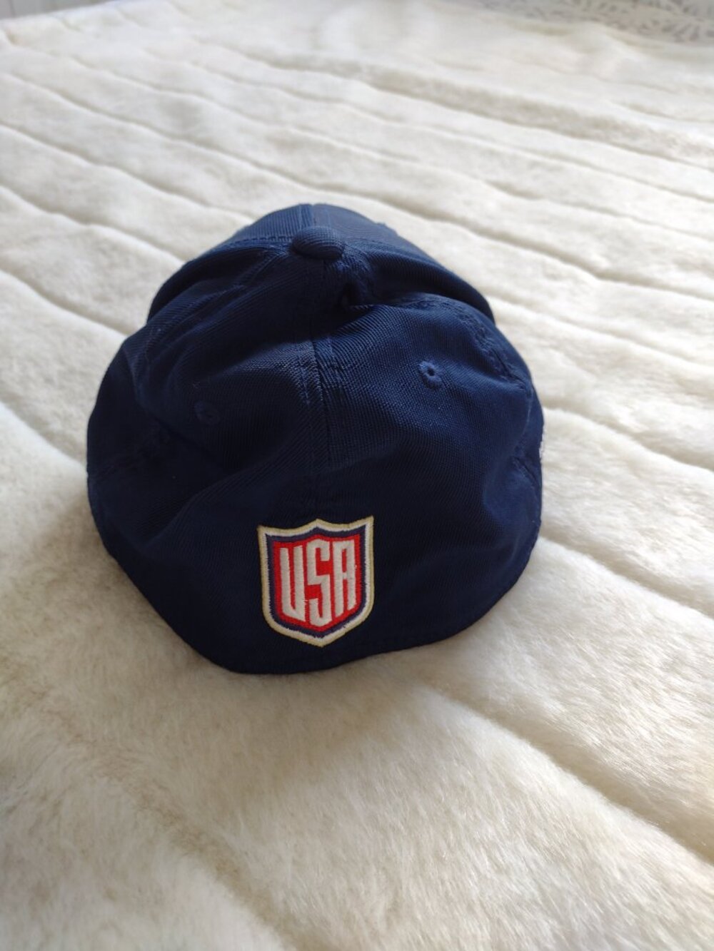 Adidas Men's Hat Cap USA Hockey 2016 World Cup of Hockey Blue L/XL Fitted - Picture 4 of 8